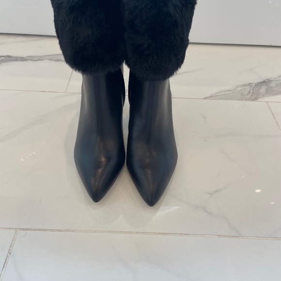 Sam Edelman Booties With Fur *Never Worn* - Picture 1 of 4